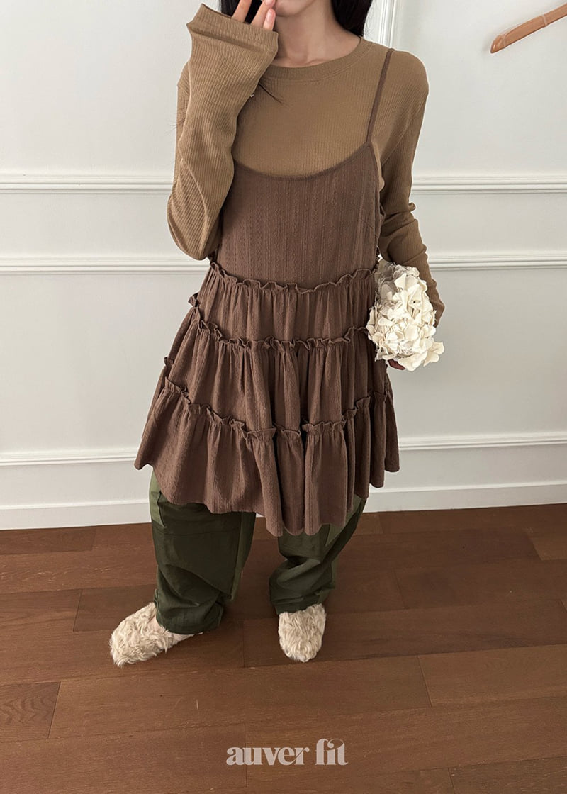 Auver_Fit - Korean Women Fashion - #momslook - Tabi Fleece One-Piece - 10