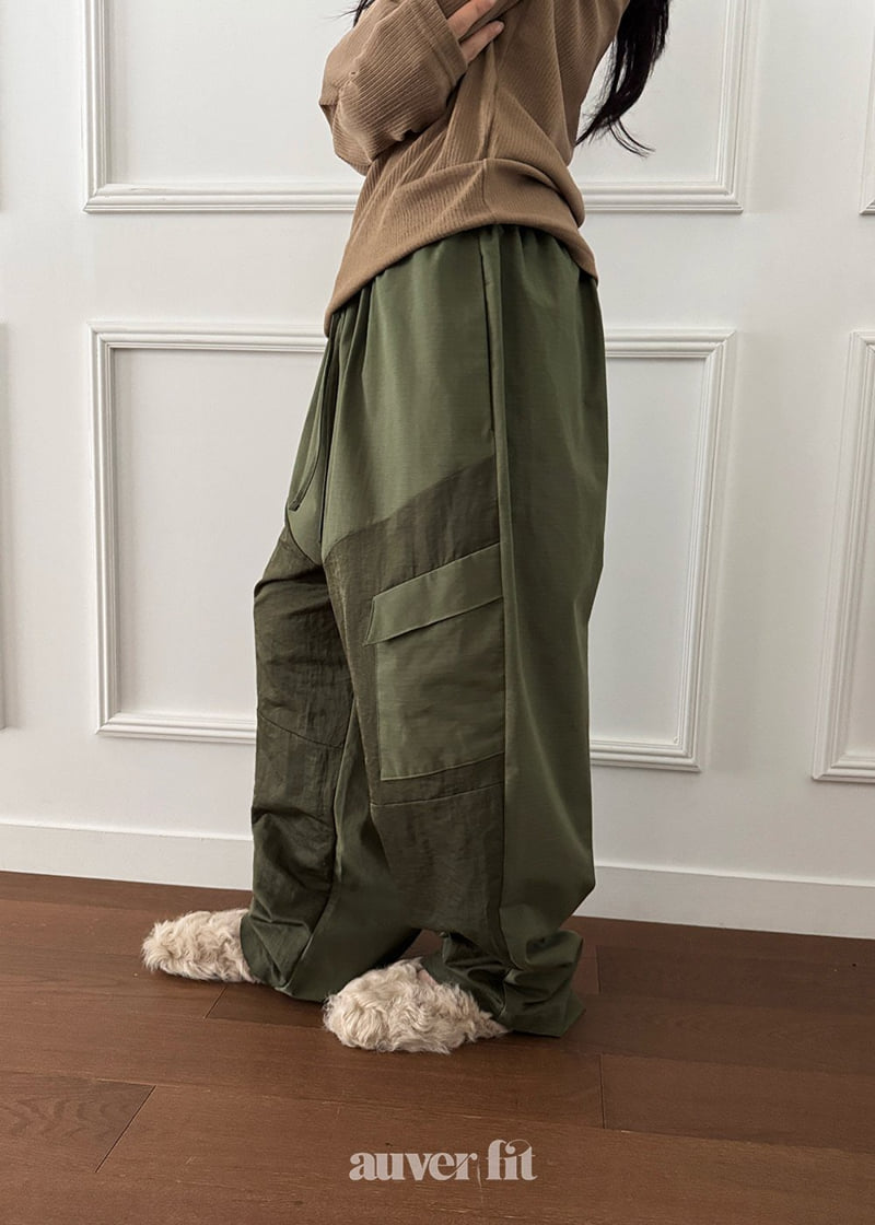 Auver_Fit - Korean Women Fashion - #momslook - Diagonal Cargo Pants - 10