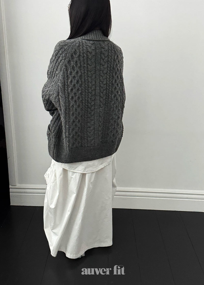Auver_Fit - Korean Women Fashion - #thatsdarling - Cable Knit Jumper - 9