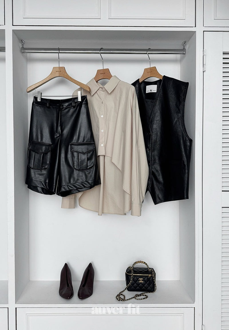 Auver_Fit - Korean Women Fashion - #womensfashion - Oversized Vest - 7