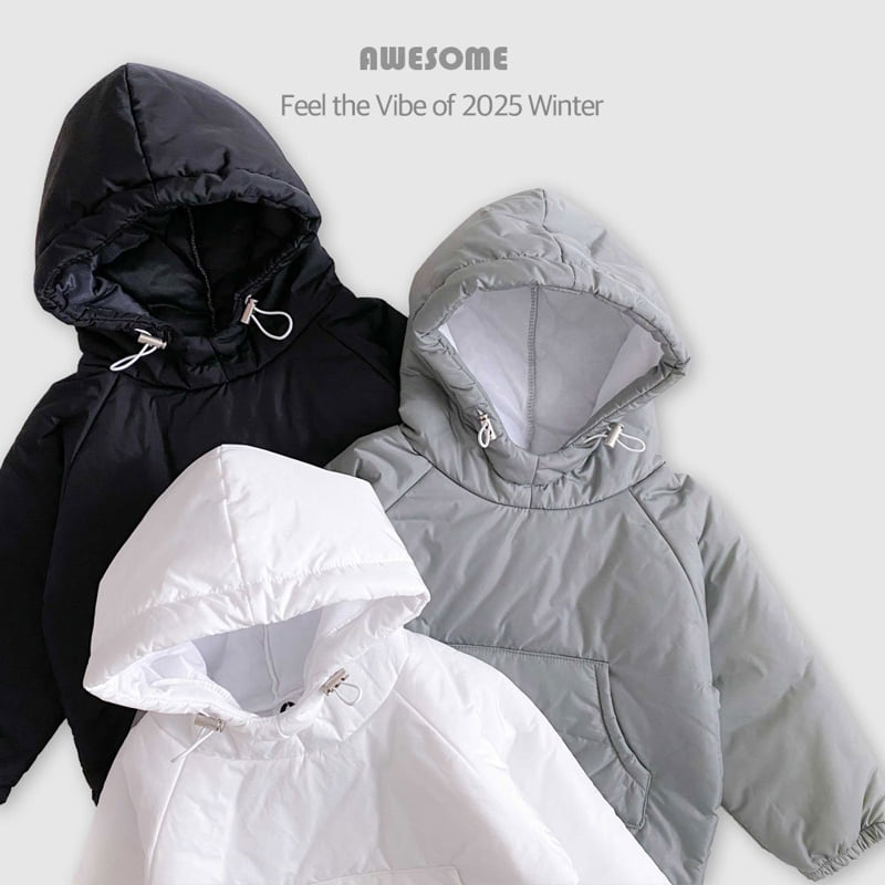 Awesome Bebe - Korean Children Fashion - #Kfashion4kids - Sledding Padded Hoodie - 2