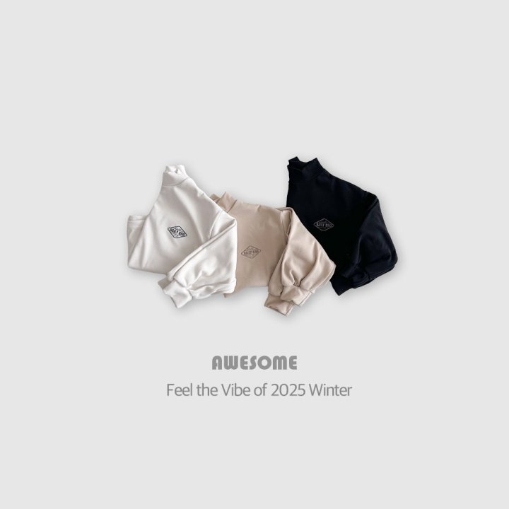 Awesome Bebe - Korean Children Fashion - #Kfashion4kids - Bro Soft Loose Fit Mock Neck Tee - 10