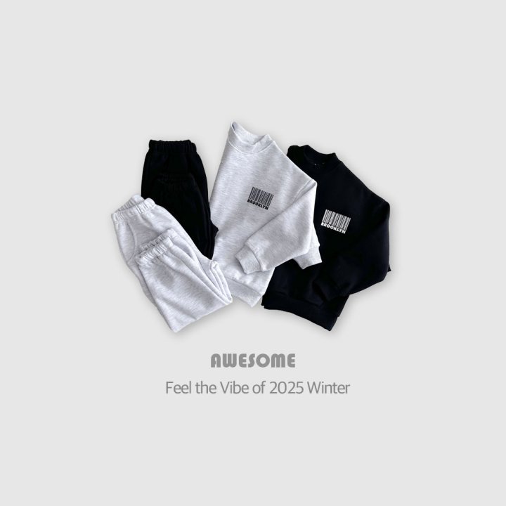 Awesome Bebe - Korean Children Fashion - #kidzfashiontrend - Rainbow Barcode Set - 4