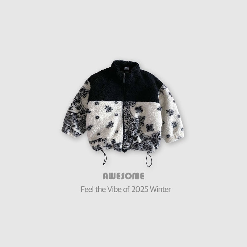 Awesome Bebe - Korean Children Fashion - #childofig - Paisley Fleece Jumper - 4