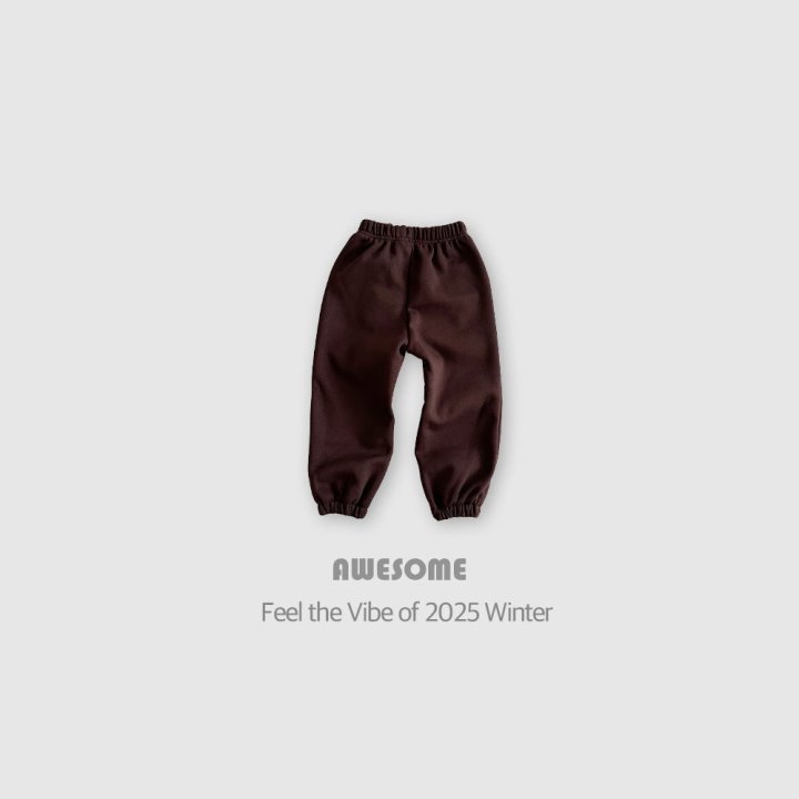 Awesome Bebe - Korean Children Fashion - #childofig - Brushed Track Field Pants - 12