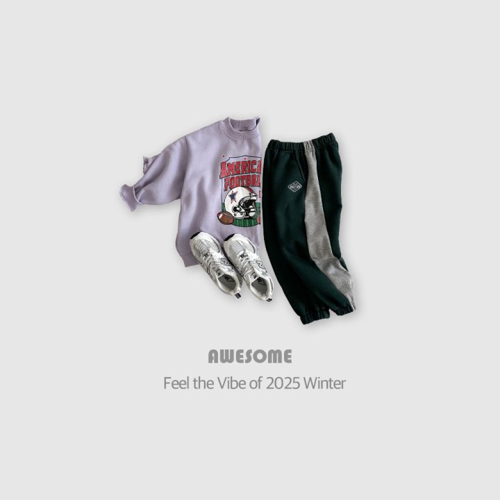 Awesome Bebe - Korean Children Fashion - #childofig - American Brushed Sweatshirt - 5