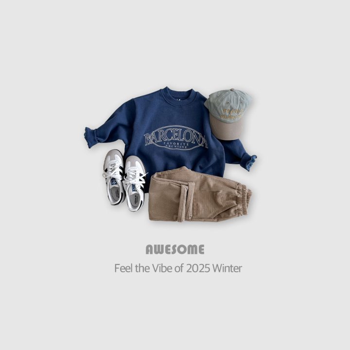 Awesome Bebe - Korean Children Fashion - #childofig - Barcelona Brushed Sweatshirt - 2