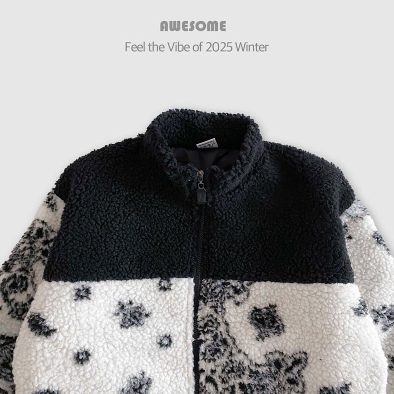 Awesome Bebe - Korean Children Fashion - #childrensboutique - Paisley Fleece Jumper - 5