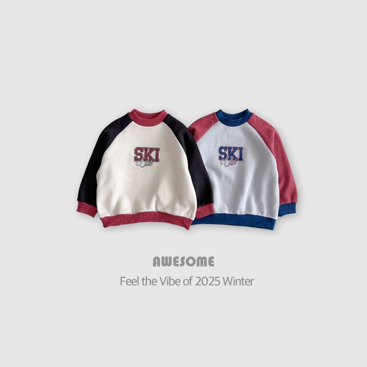 Awesome Bebe - Korean Children Fashion - #childrensboutique - Ski Club Brushed Sweatshirt - 5