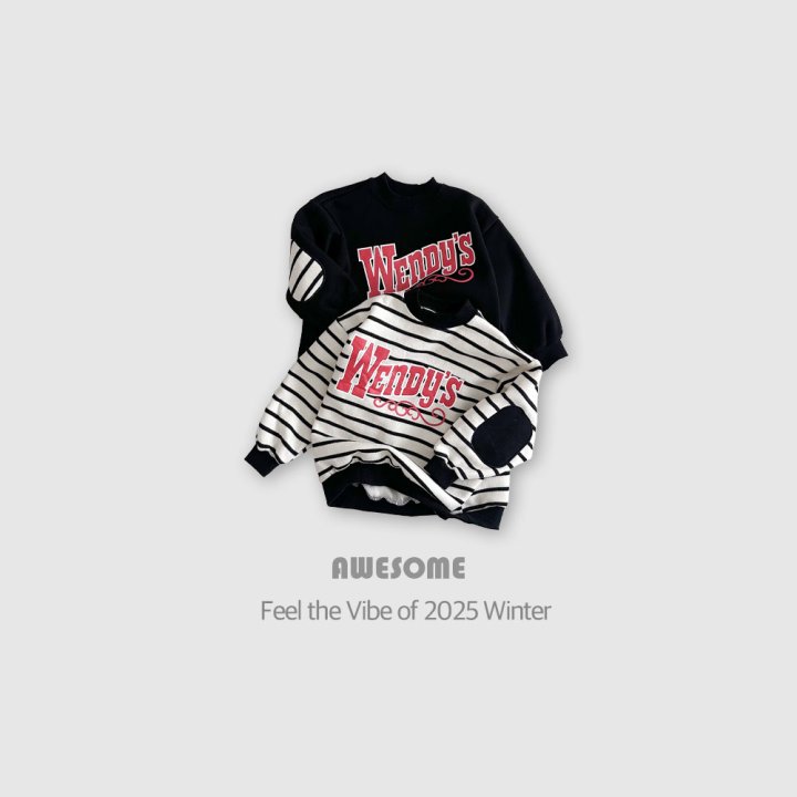 Awesome Bebe - Korean Children Fashion - #designkidswear - Wendy Round Patch Brushed Sweatshirt - 8