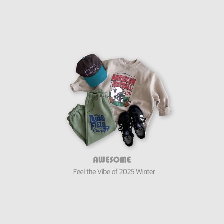 Awesome Bebe - Korean Children Fashion - #discoveringself - Brushed Track Field Pants - 2