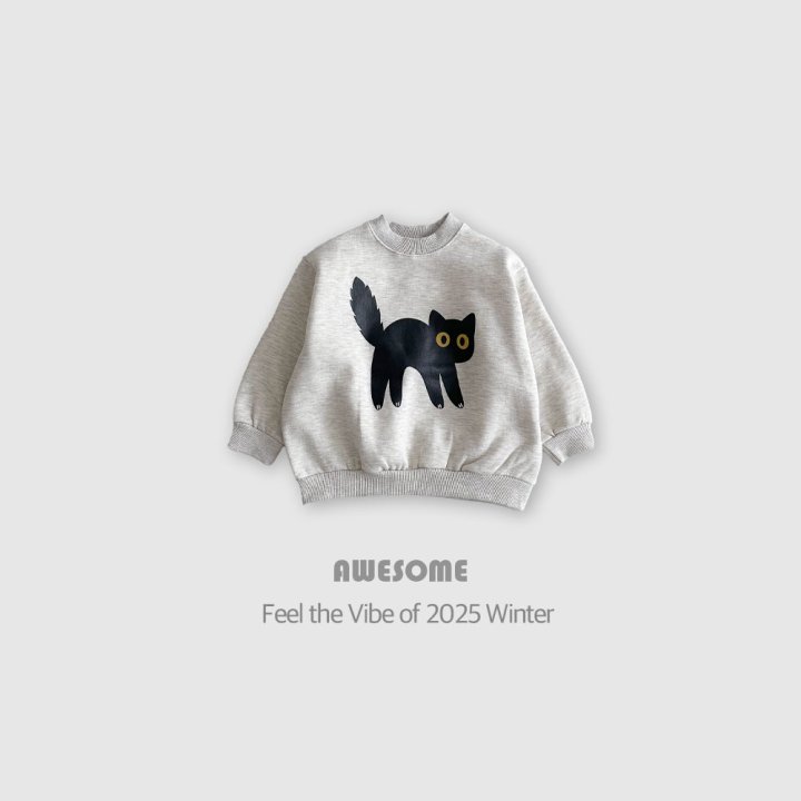 Awesome Bebe - Korean Children Fashion - #discoveringself - Cats Brushed Sweatshirt - 11