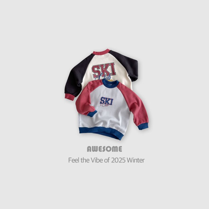 Awesome Bebe - Korean Children Fashion - #discoveringself - Ski Club Brushed Sweatshirt - 7