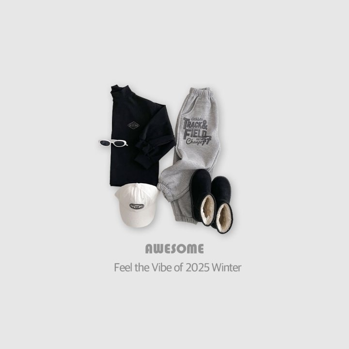 Awesome Bebe - Korean Children Fashion - #discoveringself - Bro Soft Loose Fit Mock Neck Tee - 5