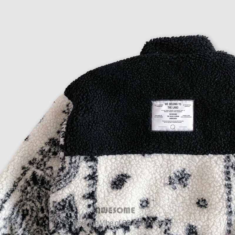 Awesome Bebe - Korean Children Fashion - #fashionkids - Paisley Fleece Jumper - 8