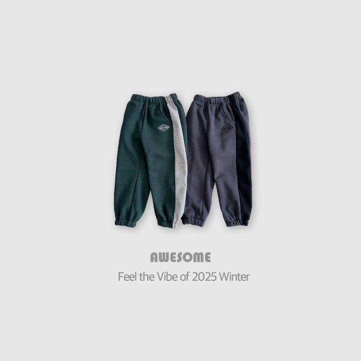 Awesome Bebe - Korean Children Fashion - #fashionkids - Brushed Daily Pants