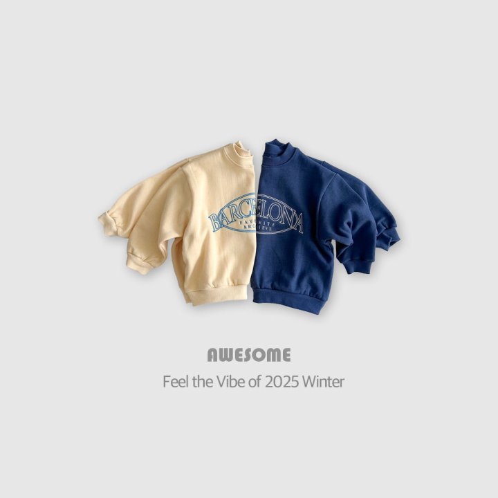 Awesome Bebe - Korean Children Fashion - #fashionkids - Barcelona Brushed Sweatshirt - 7
