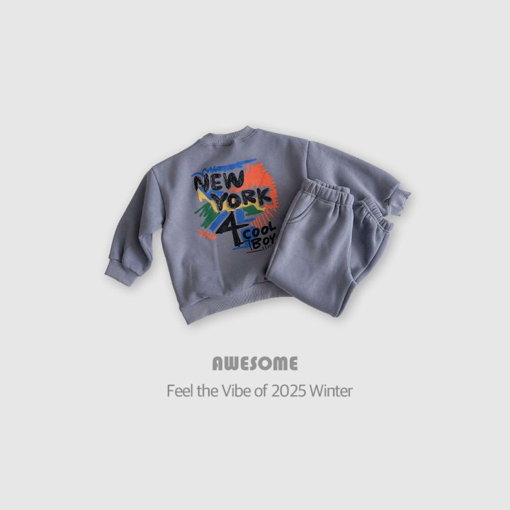 Awesome Bebe - Korean Children Fashion - #discoveringself - Painting New York Set - 4