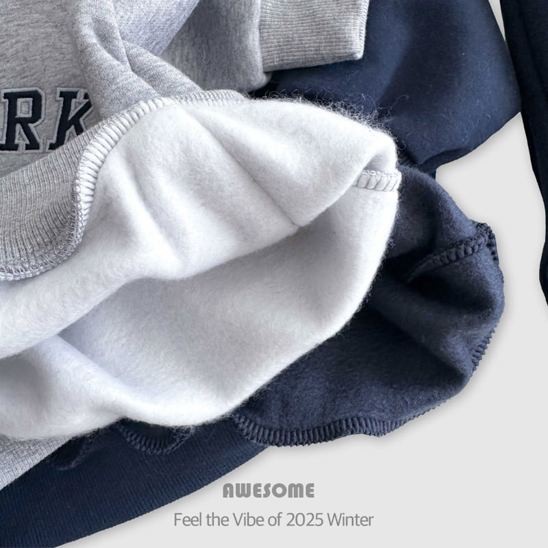 Awesome Bebe - Korean Children Fashion - #kidsshorts - Fleece New York Hoodie Set - 6