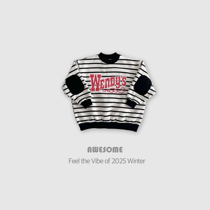 Awesome Bebe - Korean Children Fashion - #kidsshorts - Wendy Round Patch Brushed Sweatshirt - 11