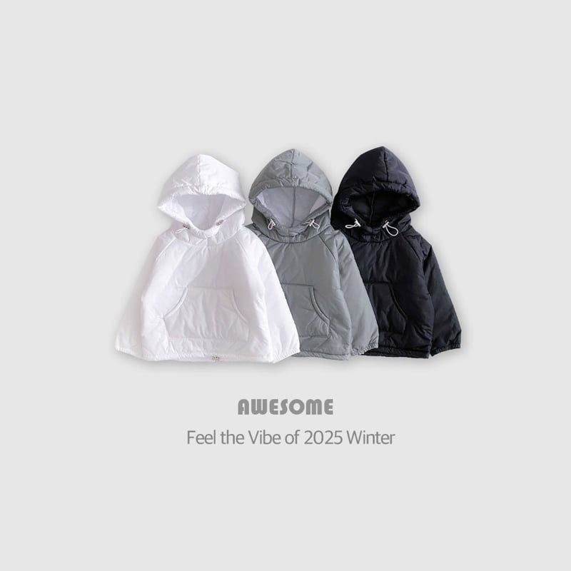 Awesome Bebe - Korean Children Fashion - #kidzfashiontrend - Sledding Padded Hoodie