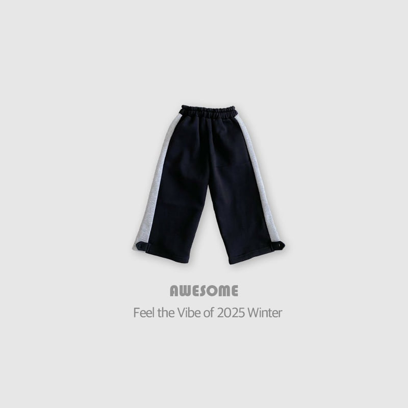 Awesome Bebe - Korean Children Fashion - #littlefashionista - Button Wide Pants - 6