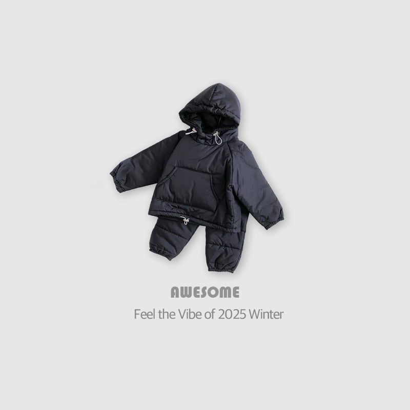Awesome Bebe - Korean Children Fashion - #littlefashionista - Sledding Padded Hoodie - 3