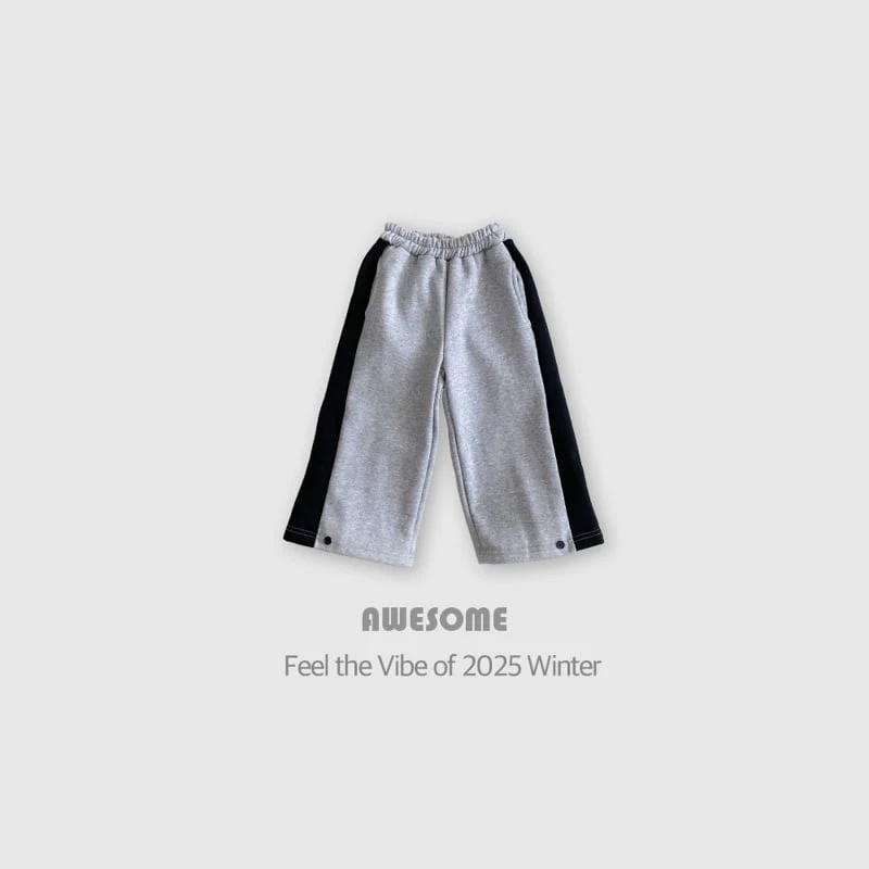 Awesome Bebe - Korean Children Fashion - #magicofchildhood - Button Wide Pants - 7