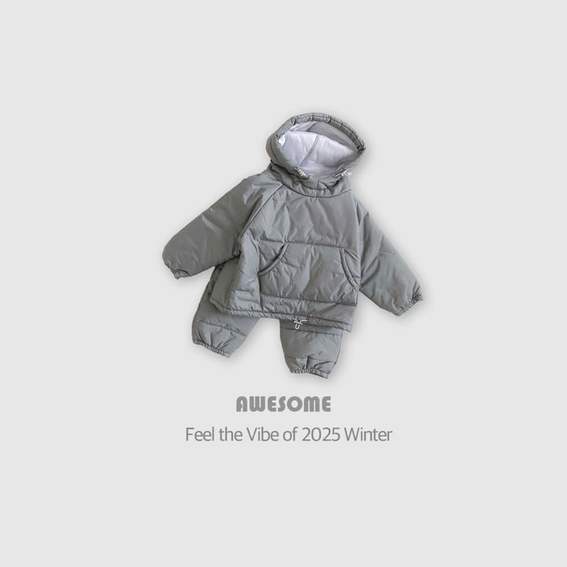 Awesome Bebe - Korean Children Fashion - #littlefashionista - Sledding Padded Hoodie - 4