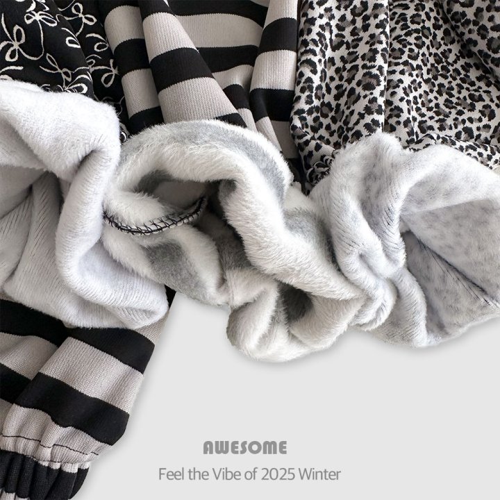 Awesome Bebe - Korean Children Fashion - #magicofchildhood - Patterned Mink Jogger Pants - 10