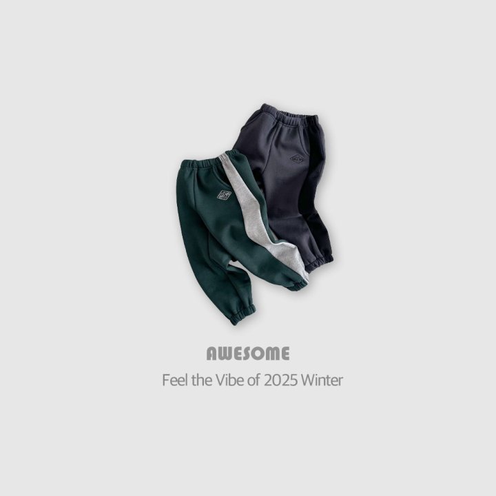 Awesome Bebe - Korean Children Fashion - #magicofchildhood - Brushed Daily Pants - 7