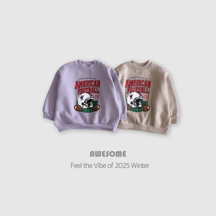 Awesome Bebe - Korean Children Fashion - #magicofchildhood - American Brushed Sweatshirt