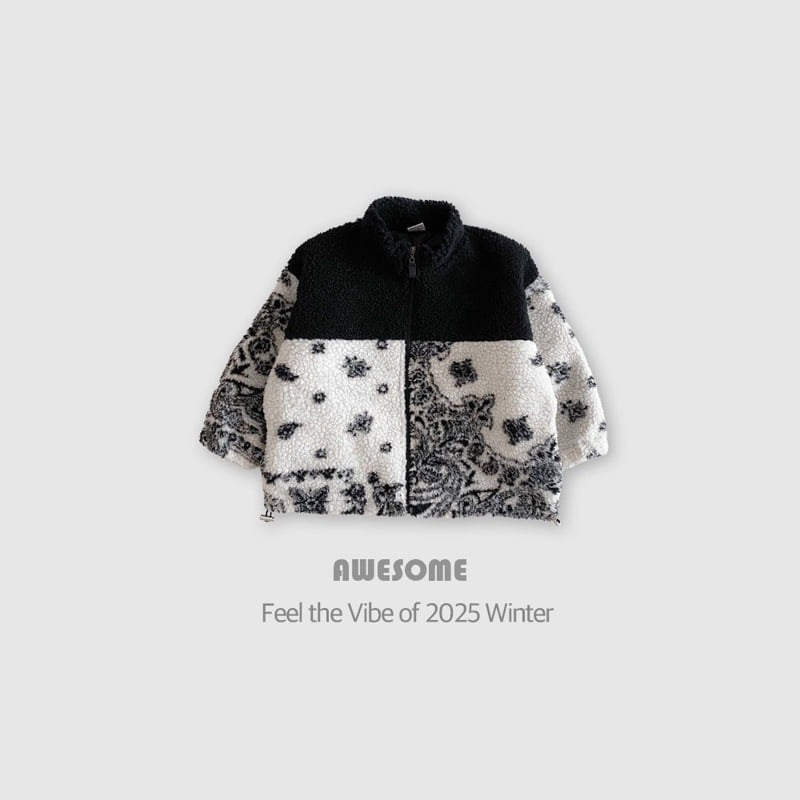 Awesome Bebe - Korean Children Fashion - #minifashionista - Paisley Fleece Jumper