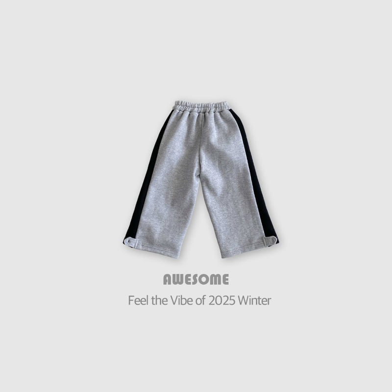 Awesome Bebe - Korean Children Fashion - #minifashionista - Button Wide Pants - 8