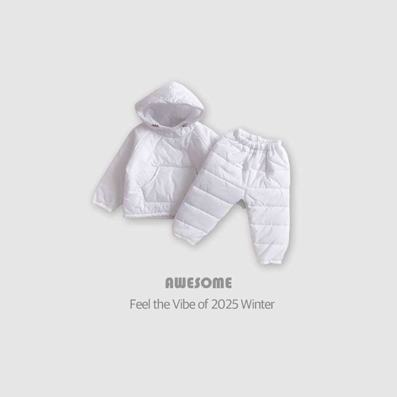 Awesome Bebe - Korean Children Fashion - #minifashionista - Sledding Padded Hoodie - 5