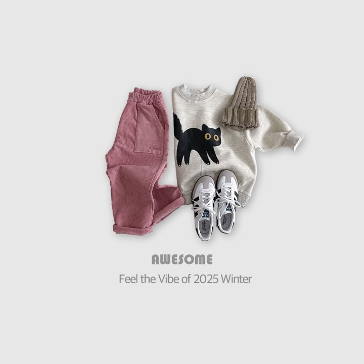 Awesome Bebe - Korean Children Fashion - #minifashionista - Brushed Corduroy Tapered Pants - 6