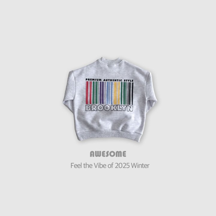 Awesome Bebe - Korean Children Fashion - #minifashionista - Rainbow Barcode Set - 7