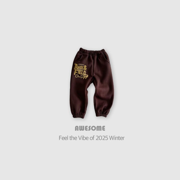 Awesome Bebe - Korean Children Fashion - #prettylittlegirls - Brushed Track Field Pants - 11
