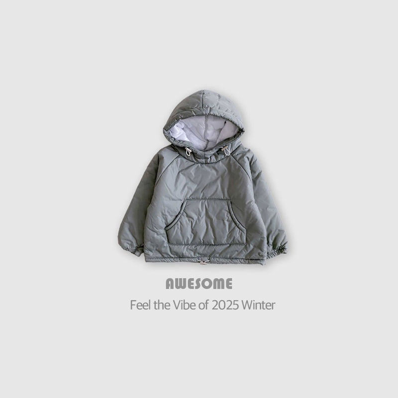 Awesome Bebe - Korean Children Fashion - #todddlerfashion - Sledding Padded Hoodie - 7