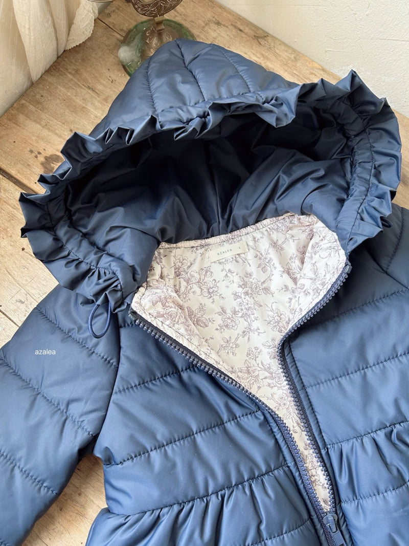 Azalea - Korean Children Fashion - #designkidswear - Mondrian Hooded Padding - 9