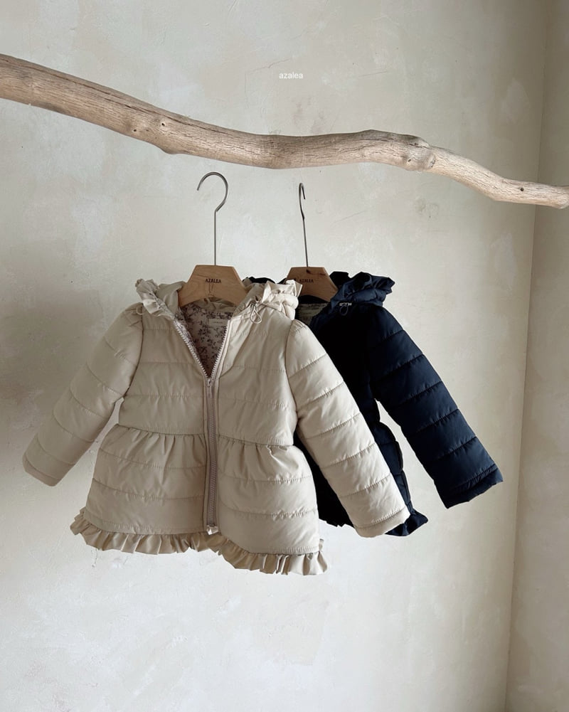 Azalea - Korean Children Fashion - #minifashionista - Mondrian Hooded Padding - 2