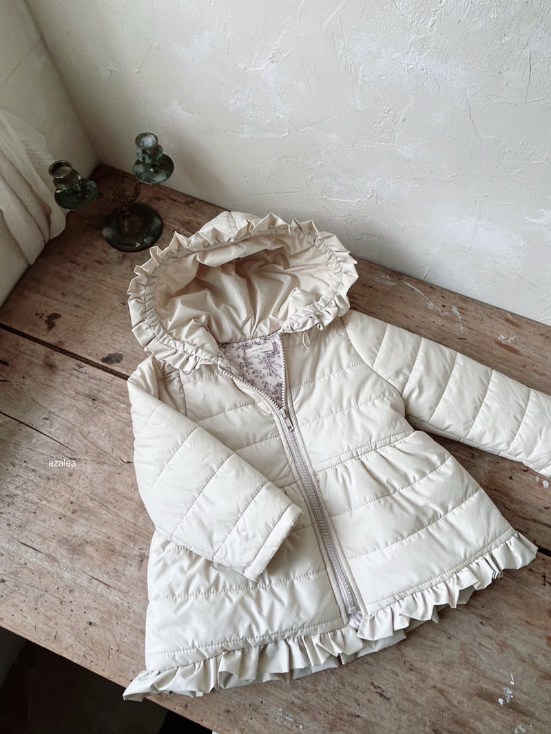 Azalea - Korean Children Fashion - #prettylittlegirls - Mondrian Hooded Padding - 3