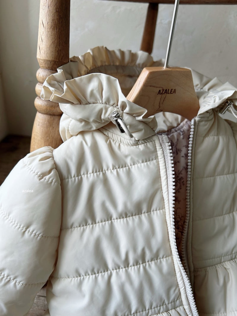 Azalea - Korean Children Fashion - #prettylittlegirls - Mondrian Hooded Padding - 4