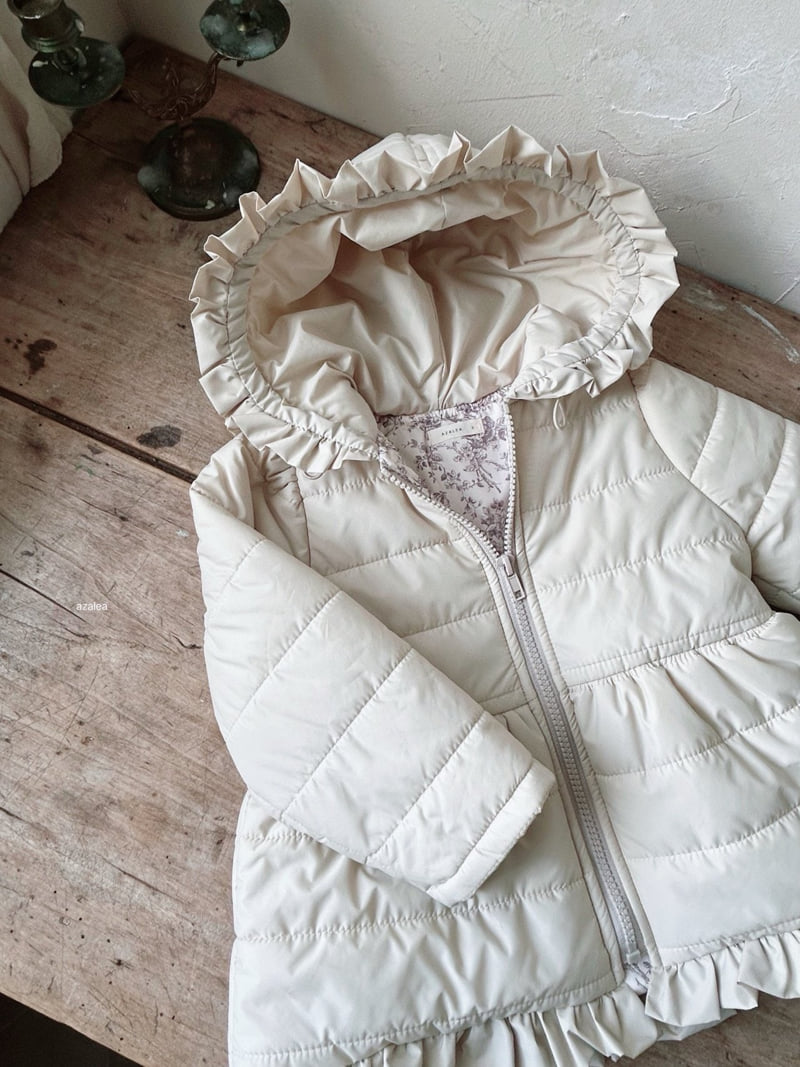 Azalea - Korean Children Fashion - #toddlerclothing - Mondrian Hooded Padding - 5