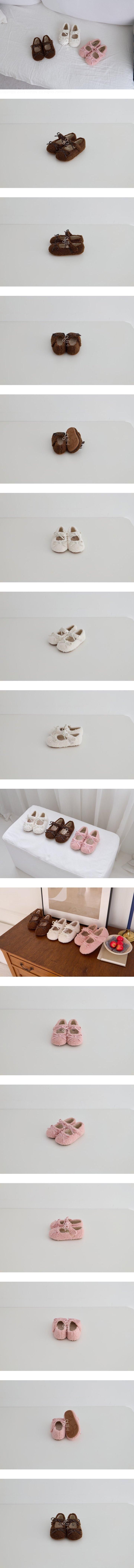 Babyzzam - Korean Children Fashion - #fashionkids - Sweet Fleece Flats