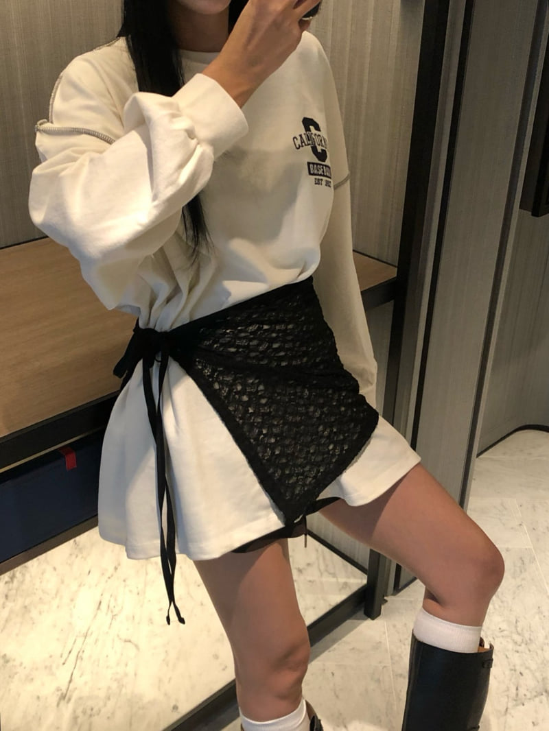 Badcalm - Korean Women Fashion - #momslook - Daisy Fleece Wrap Skirt - 6