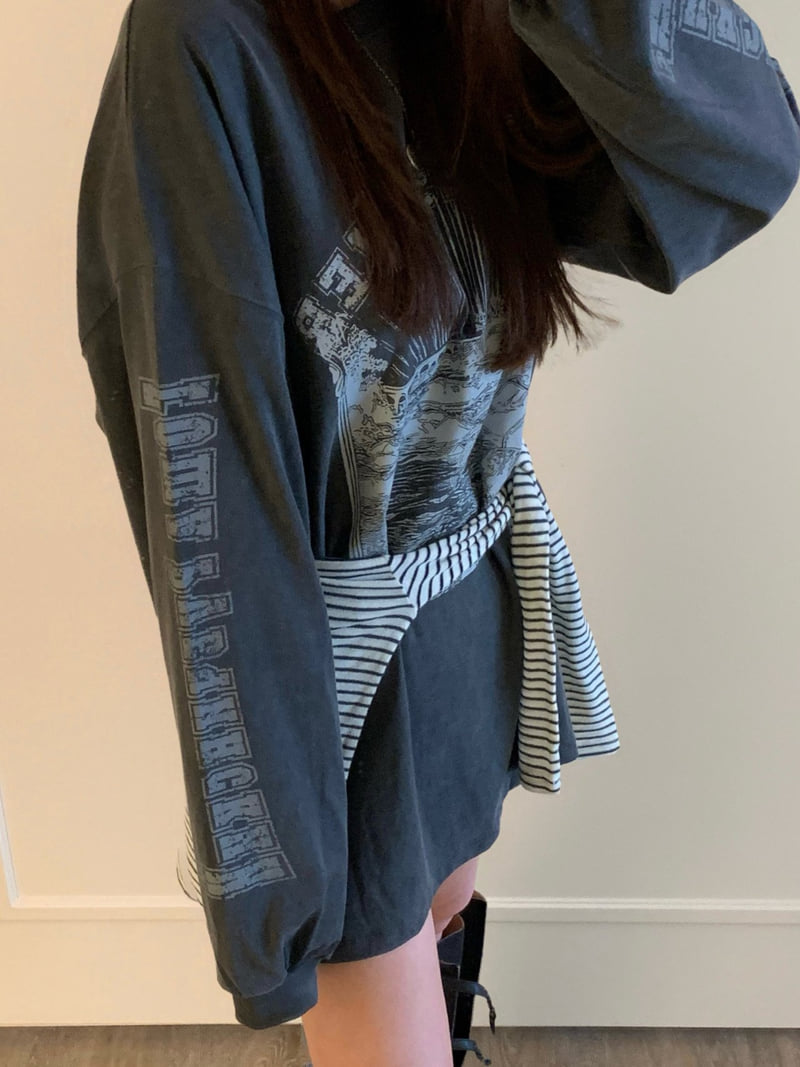 Badcalm - Korean Women Fashion - #momslook - James Pig Tee - 9
