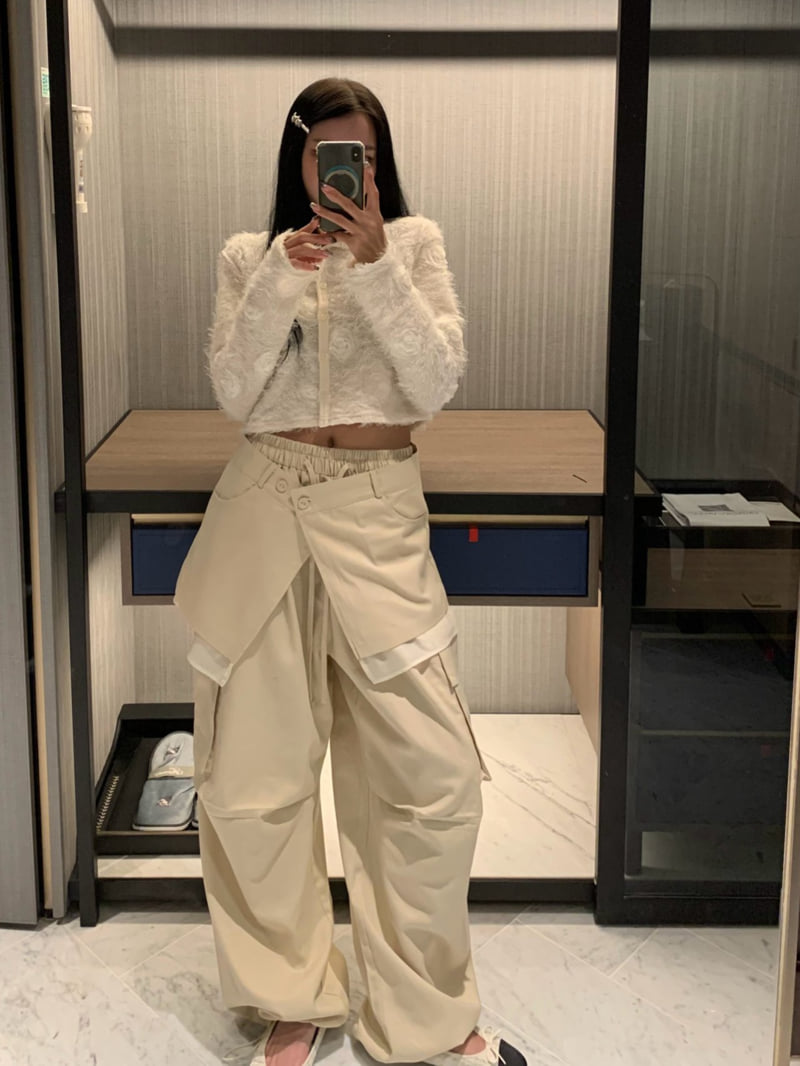 Badcalm - Korean Women Fashion - #momslook - Cotton Wrap Pants - 2
