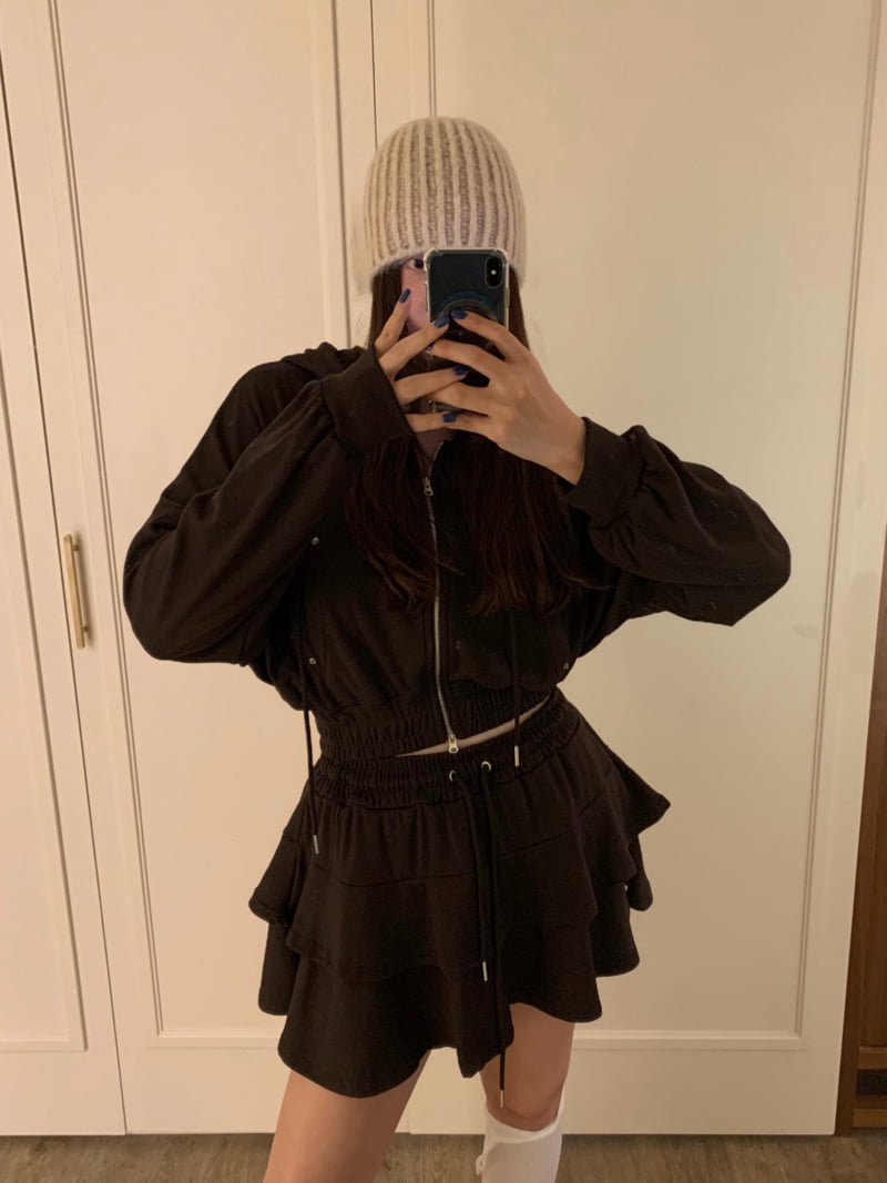 Badcalm - Korean Women Fashion - #romanticstyle - Soft Fleece Skirt - 10