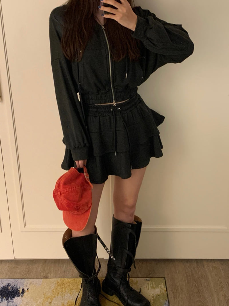 Badcalm - Korean Women Fashion - #vintagekidsstyle - Soft Fleece Skirt - 7